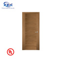 ul listed 20min / 45min / 90min commercial fire rated fireproof wooden door with certificates